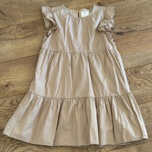 Stylish Tan Kids Dress
